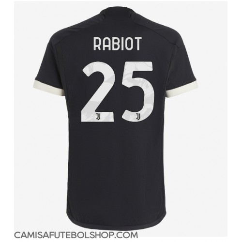 Camisa de time de futebol Juventus Adrien Rabiot #25 Replicas 3º Equipamento 2023-24 Manga Curta